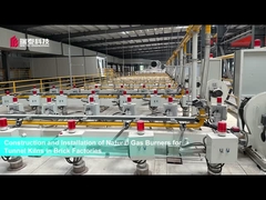 煉瓦工場のトンネル炉のための天然ガス燃焼器