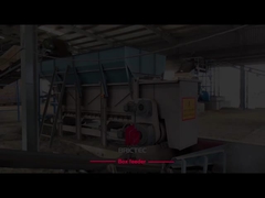 レンガ製造ライン用ボックスフィーダー＆ミキサー 原料処理